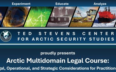 Arctic Multidomain Legal Course empowers Arctic security professionals