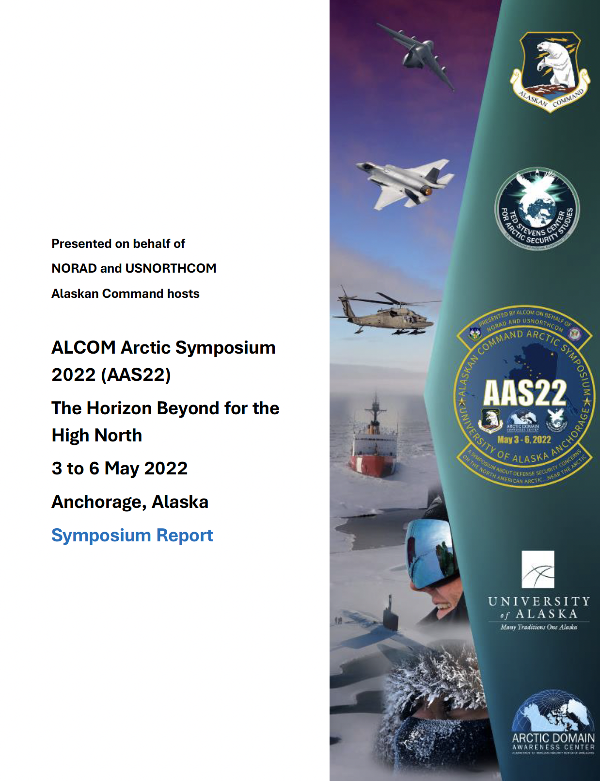 ALCOM Arctic Symposium 2022 Report cover page image.