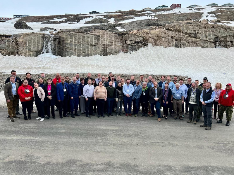Participants during the North American Arctic Security Workshop in Iqaluit, Nunavut, Canada, May 2024. Cohosted by the Ted Stevens Center, the North American and Arctic Defense and Security Network and the University of Greenland Ilisimatusarfik’s Nasiffik Center, NAASW convened diverse experts from Canada, the Kingdom of Denmark (with a specific reference to Greenland), and the United States. It served as an important platform to amplify shared interests and build strong sustainable networks of Arctic security leaders. (Courtesy photo)