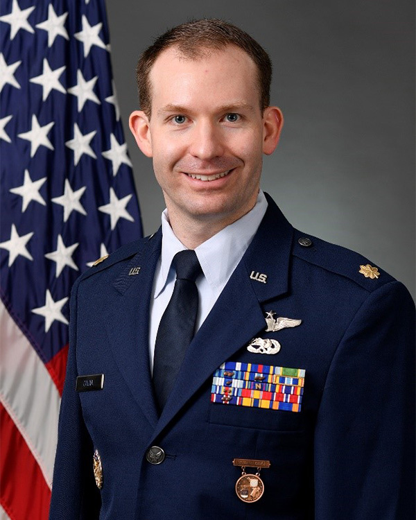 Official photo of Maj. Anthony Caliva.