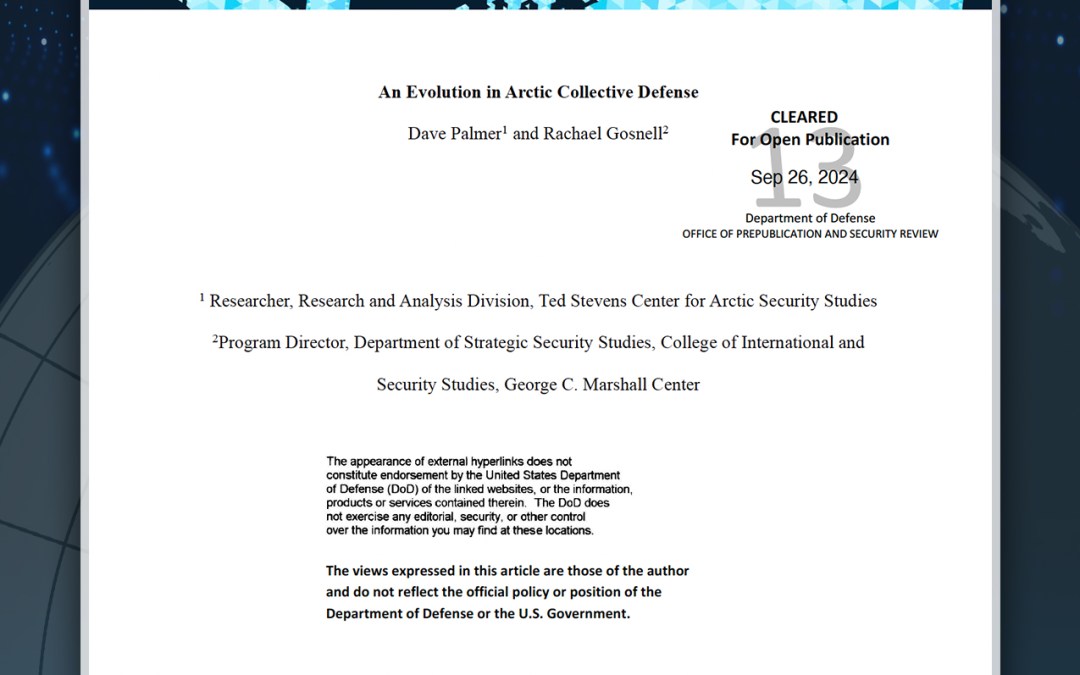 An Evolution in Arctic Collective Defense