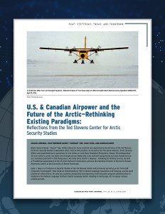 Cover Image - U.S. & Canadian Airpower and the Future of the Arctic—Rethinking Existing Paradigms Special Report