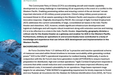 Alaska: Gateway, Enabler, and Exemplar for Agile Combat Employment in the Indo-Pacific Theater