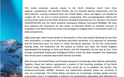 U.S.-Canadian Security Cooperation is Critical to Achieving a Stable Arctic