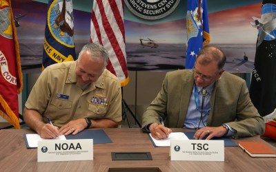 TSC and NOAA sign agreement to strengthen defense readiness