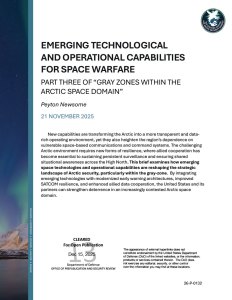 Emerging Technology and Operational Capabilities for Space Warfare