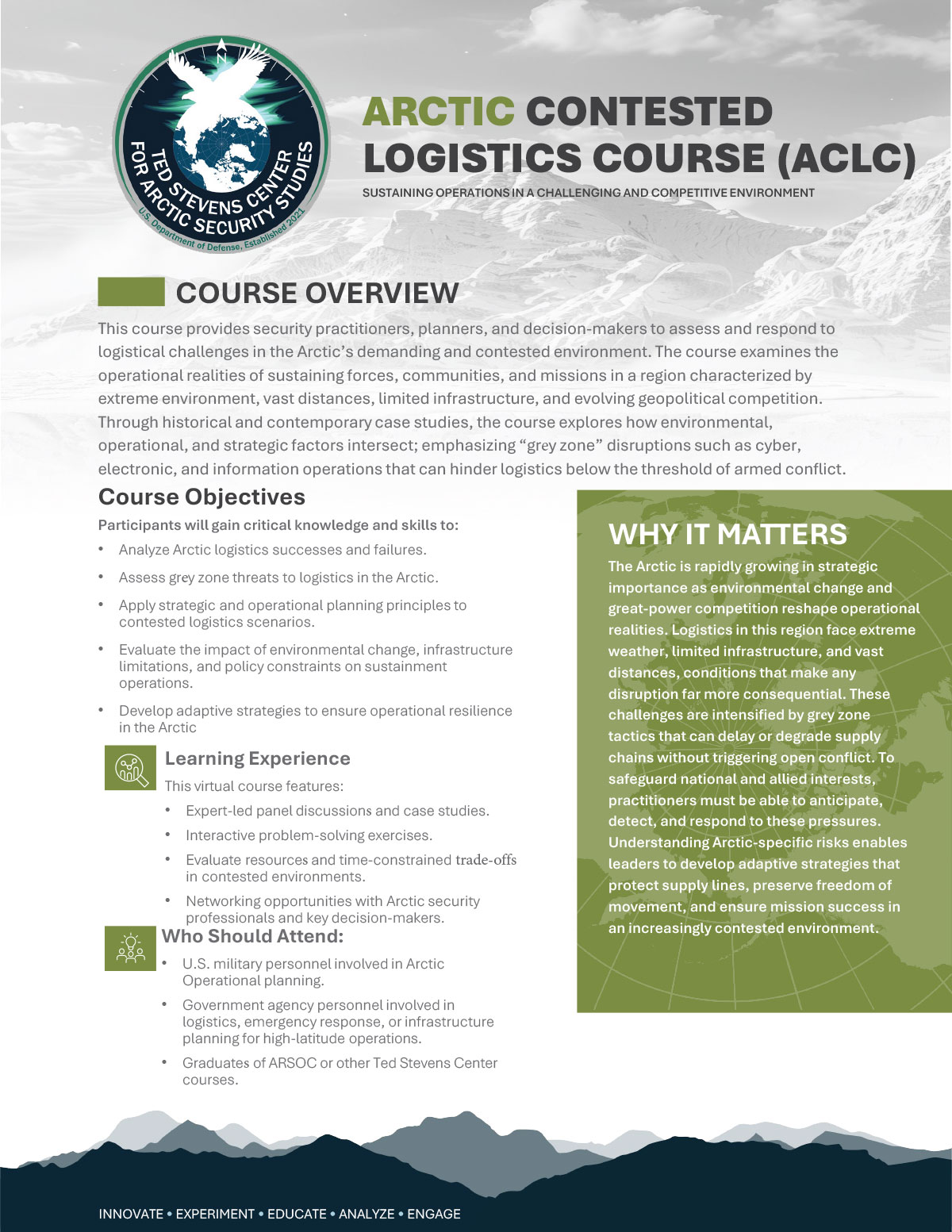 ACLC Course Flyer