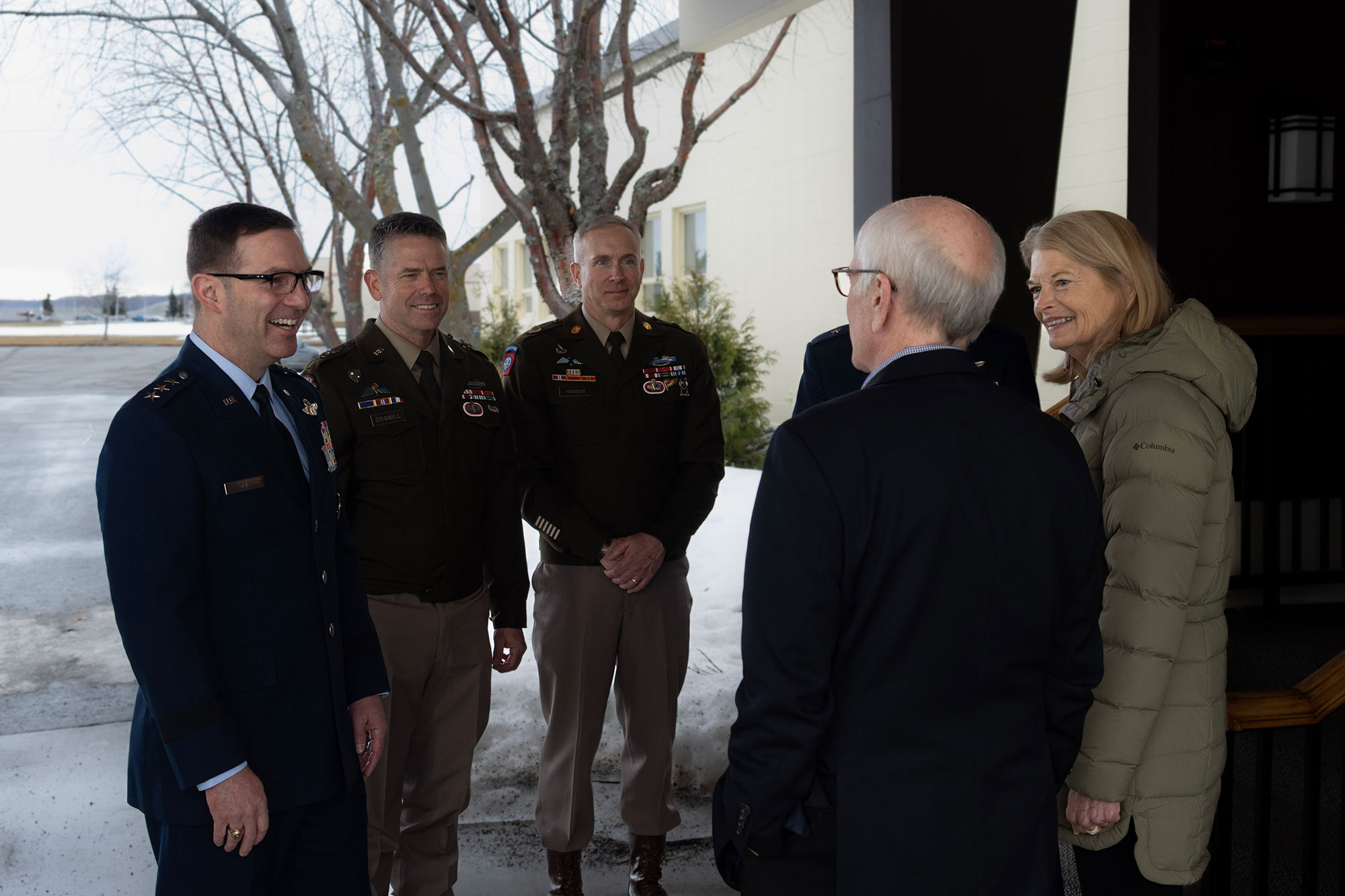 Dr. Dalee Sambo Dorough, University of Alaska-Anchorage, speaks to audience members during a panel discussion on day three of the Anchorage Security and Defense Conference